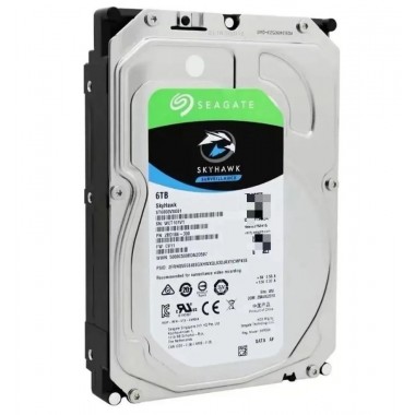 Жесткий диск HDD SATA-III Seagate 6000Gb, ST6000VN0001, Enterprise NAS, 7200 rpm, 128Mb buffer